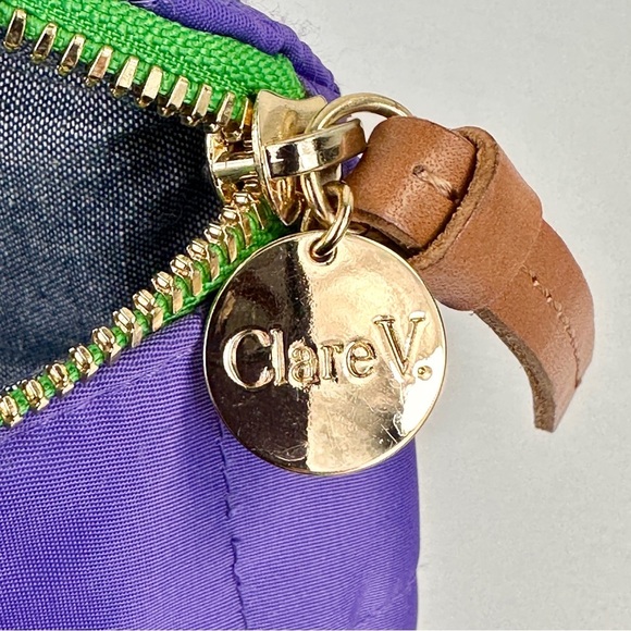 Clare V. Quilted Nylon Belt Bag in Color Iris - Picture 8 of 13